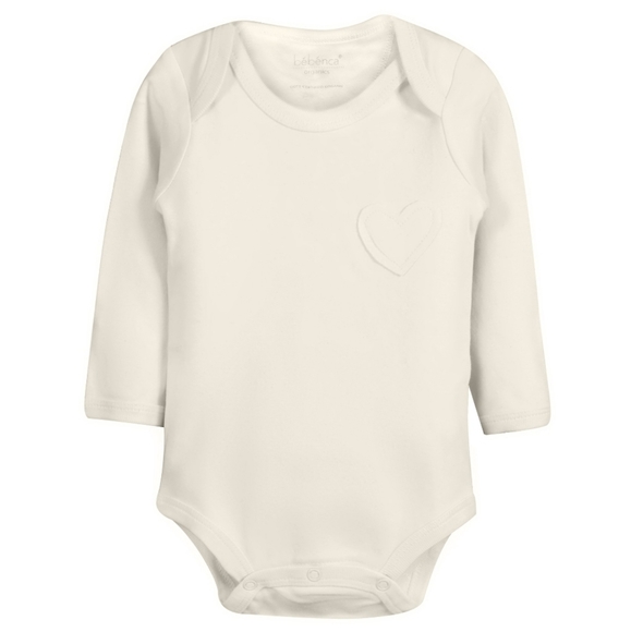 BÈBÈNCA ORGANICS - Unbleached/Undyed LS Organic Onsie/Bodysuit - Picture 2 of 2